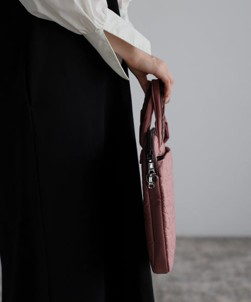 【雑誌掲載】星柄PC ハンドバッグポーチセット 12-1007